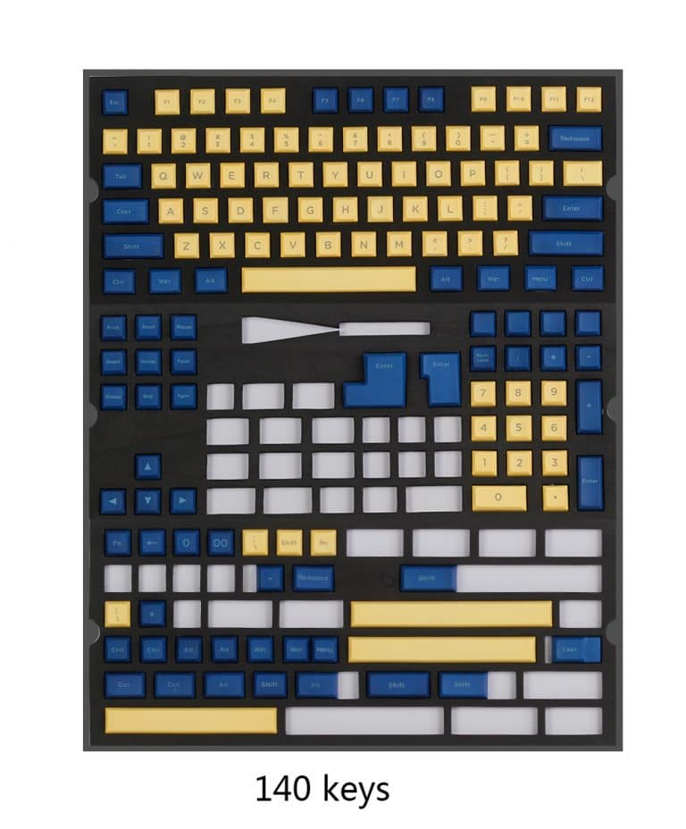 DSA Penumbra Yellow Full 140 Keys