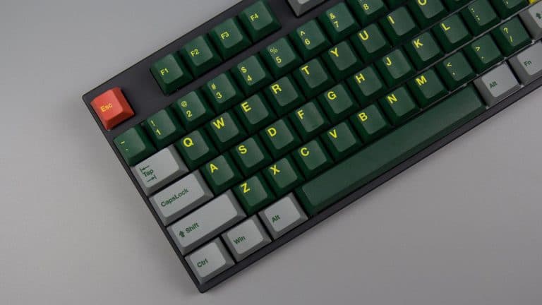 Green Train Cherry Profile PBT Keycaps