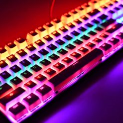 Pudding Keycaps Pink Backlit