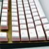 Pudding Keycaps Pink Profile