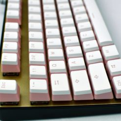 Pudding Keycaps Pink Profile