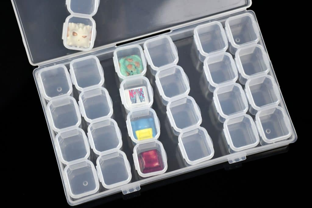 Keycap Storage Case Artisan Keycap Storage Box – 28 Keycaps | Flashquark Mechanical ...