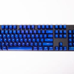 Electroplated Metallic Blue Keycaps Main