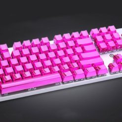 Metallic Pink Electroplated Keycaps