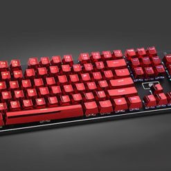 Metallic Red Electroplated Keycaps Full