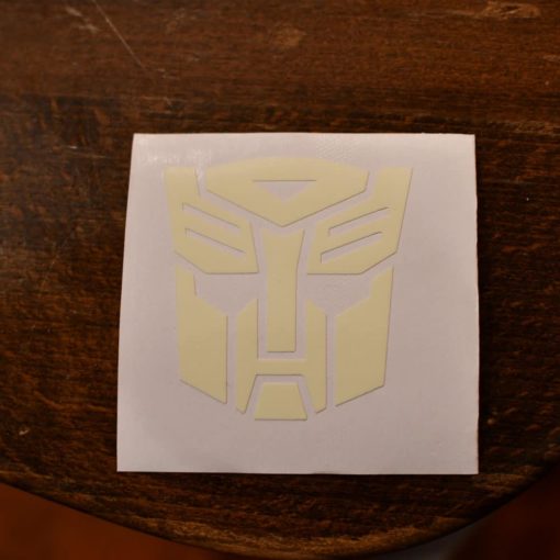 Autobot Glow Decal Light