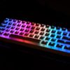 Vanilla Pudding Keycaps White LEDs