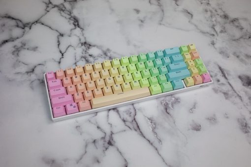 OEM Profile Rainbow Gradient Keycaps