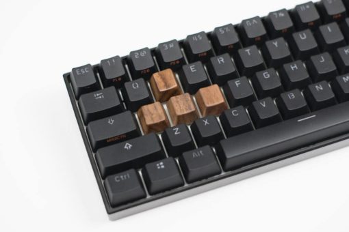 Wooden WASD Keycaps Profile