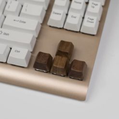 Wooden Arrow Keycaps Close