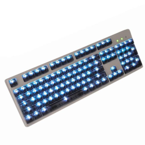 OEM Black Translucent Keycaps LEDs