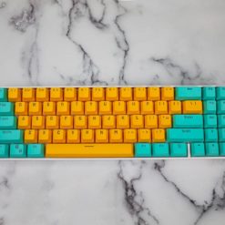 OEM PBT Tropical Punch Translucent Doubleshot Keycaps Front