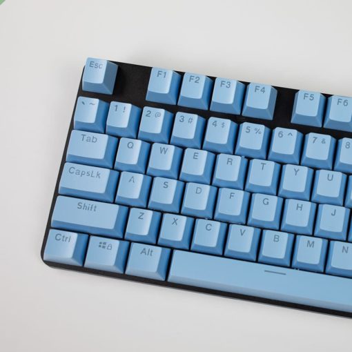 OEM Light Blue Mixable Keycaps 104 Keycap Set Main