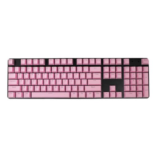 OEM Pink Mixable Keycaps 104 Keycap Set Full