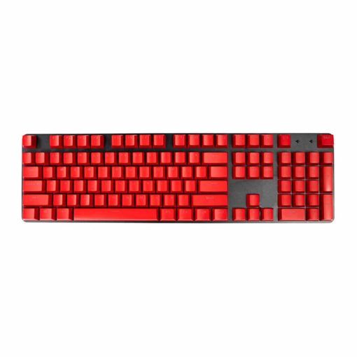 OEM Red Mixable Keycaps 104 Keycap Set Full