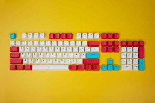 OEM Red Tide Keycaps 104 key set full