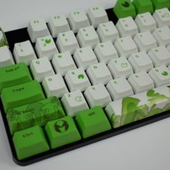 OEM Dyesub Through The Meadow Keycaps 108 key set Left