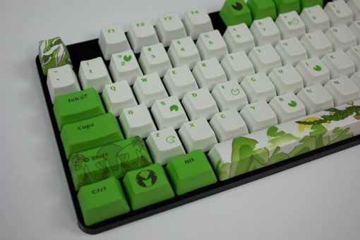 OEM Dyesub Through The Meadow Keycaps 108 key set Left