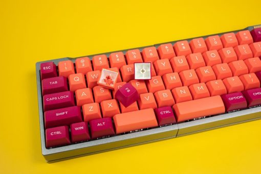 OSA Profile Doubleshot Molten Lava Keycaps Back