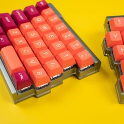 OSA Profile Doubleshot Molten Lava Keycaps Side