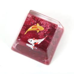 Koi Artisan Keycap Dark Red