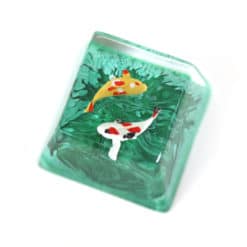 Koi Artisan Keycap Jade