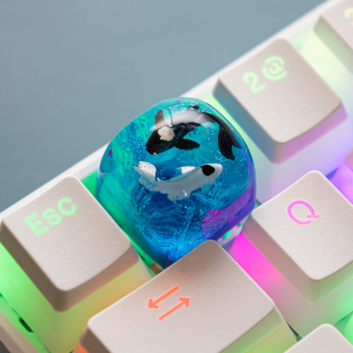 Koi Pond III Artisan Keycap DOM Profile