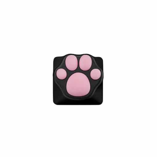 ZomoPlus Kitty Paw Premium Metal Keycap Black Pink