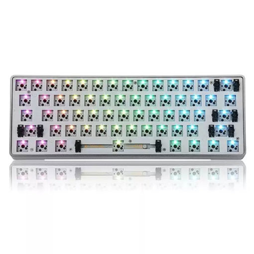 GK61 CNC Aluminum Keyboard Kit RGB