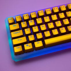 Electroplated Bronze Keycaps LED Backlighting