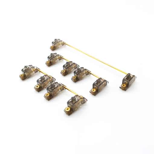 Tecsee Screw In PCB Mount Stabilizer Smoky Gray Standard Kit