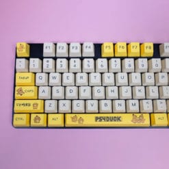 Psyduck OEM PBT Keycaps Left