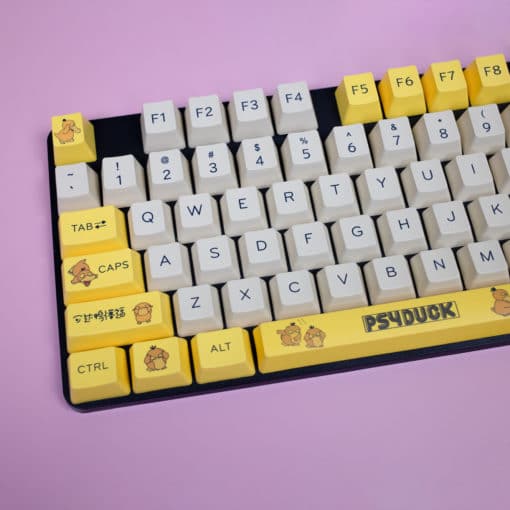 Psyduck OEM PBT Keycaps Main