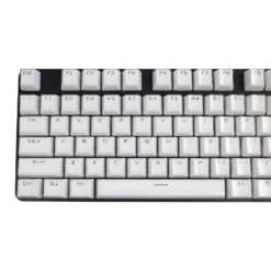 Acrylic Honeycomb Keycaps White Left