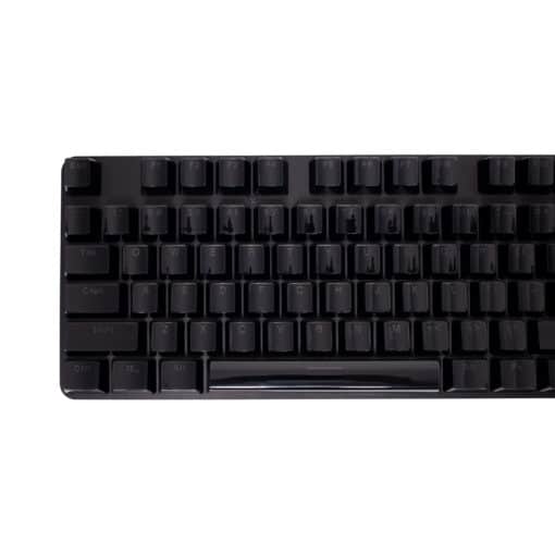 OEM Profile Acrylic Black Keycaps Left