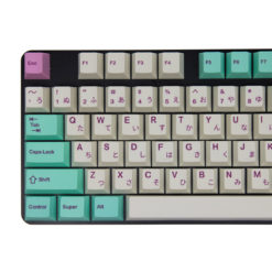 Cherry Profile PBT Moonlight Hiragana Keycaps Left