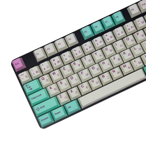 Cherry Profile PBT Moonlight Hiragana Keycaps Main