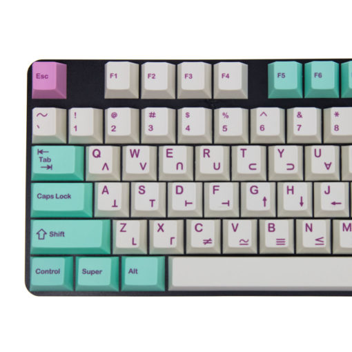 Cherry Profile PBT Moonlight Space Glyphs Keycaps Left