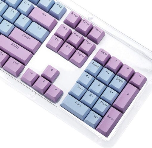 Cherry Profile Soft Skeletor PBT Keycaps Reverse Right