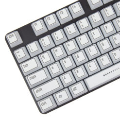 Borderlit Shinethrough Keycaps White Close