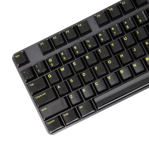 Flashquark Crystalis Polycarbonate Keycaps Obsidian Main