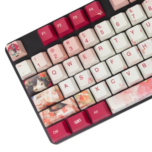 OEM Profile Anime Princess Dyesub PBT Keycaps Main