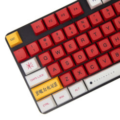 XDA Profile Evangelion Asuka PBT Keycaps Main